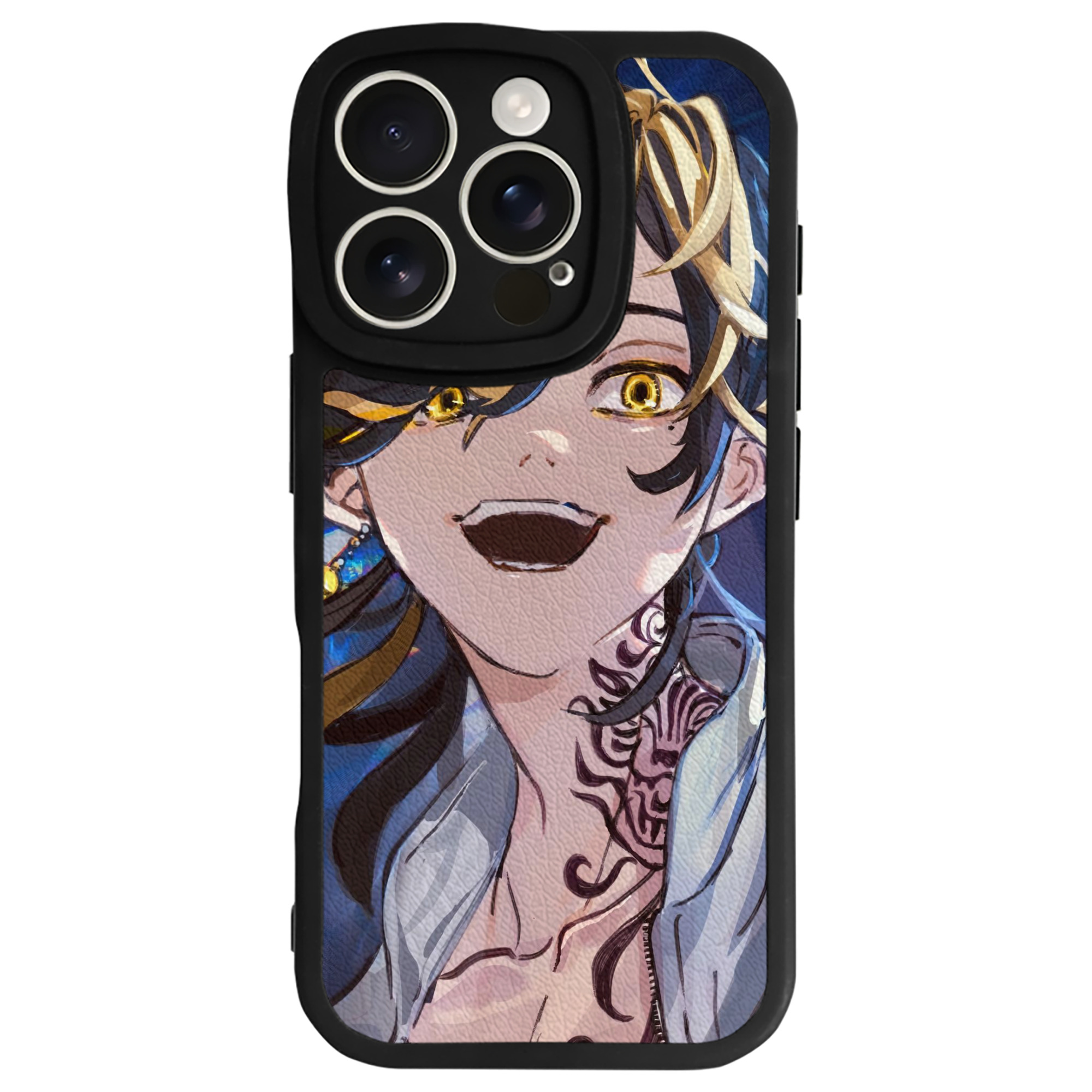 （画像用） 東京リベンジャーズ Tokyo Revengers 【iPhone 16シリーズ対応】シリコンスマホケース（レザー調） 材質：シリコン